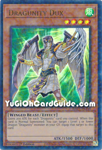 Yu-Gi-Oh Card: Dragunity Dux