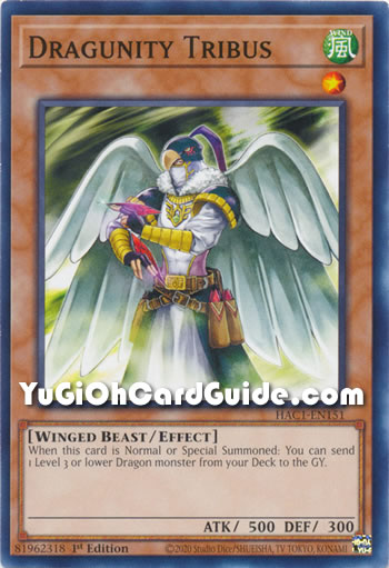 Yu-Gi-Oh Card: Dragunity Tribus
