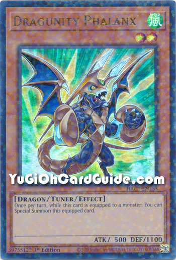 Yu-Gi-Oh Card: Dragunity Phalanx