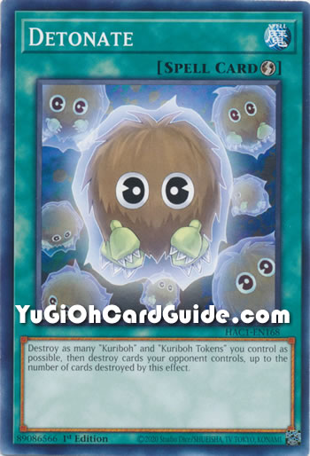 Yu-Gi-Oh Card: Detonate