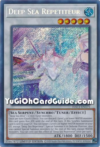 Yu-Gi-Oh Card: Deep Sea Repetiteur