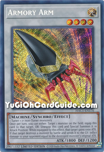 Yu-Gi-Oh Card: Armory Arm