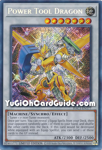Yu-Gi-Oh Card: Power Tool Dragon