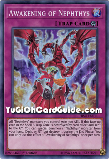 Yu-Gi-Oh Card: Awakening of Nephthys