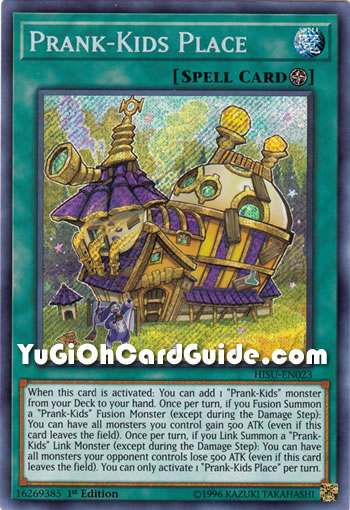 Yu-Gi-Oh Card: Prank-Kids Place