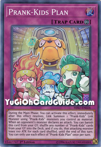 Yu-Gi-Oh Card: Prank-Kids Plan