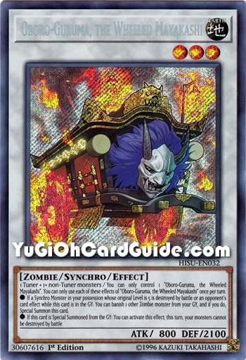 Yu-Gi-Oh Card: Oboro-Guruma, the Wheeled Mayakashi