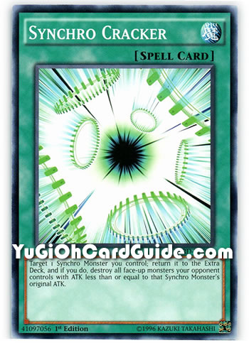 Yu-Gi-Oh Card: Synchro Cracker