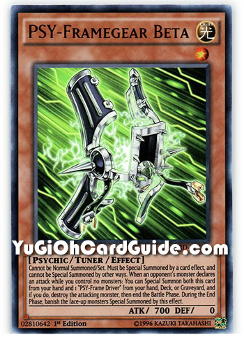 Yu-Gi-Oh Card: PSY-Framegear Beta