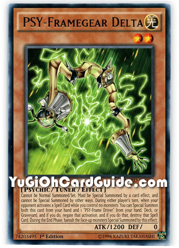 Yu-Gi-Oh Card: PSY-Framegear Delta