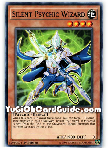 Yu-Gi-Oh Card: Silent Psychic Wizard