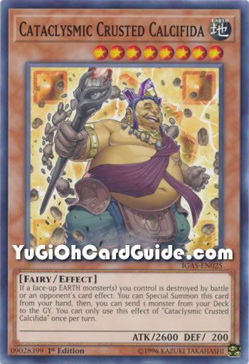 Yu-Gi-Oh Card: Cataclysmic Crusted Calcifida