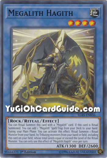 Yu-Gi-Oh Card: Megalith Hagith