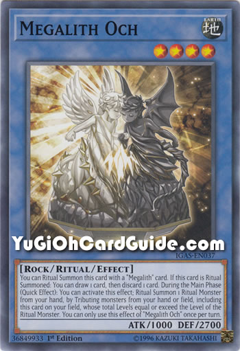 Yu-Gi-Oh Card: Megalith Och