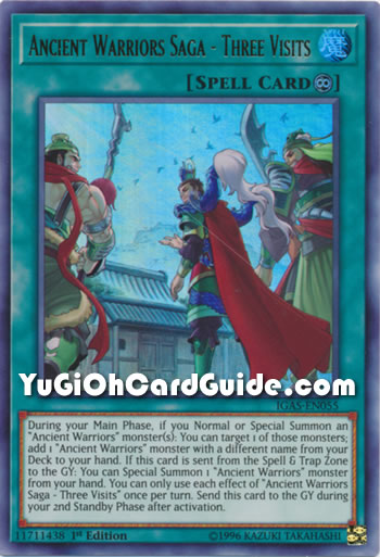 Yu-Gi-Oh Card: Ancient Warriors Saga - Three Visits