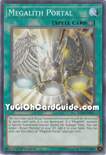 Yu-Gi-Oh Card: Megalith Portal