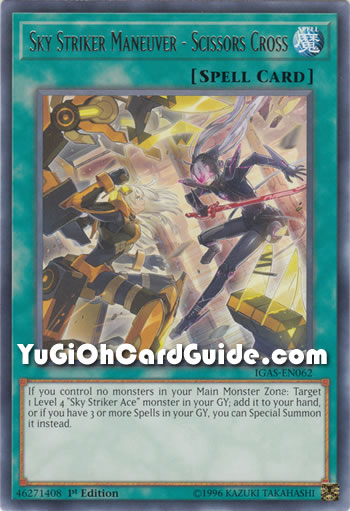 Yu-Gi-Oh Card: Sky Striker Maneuver - Scissors Cross