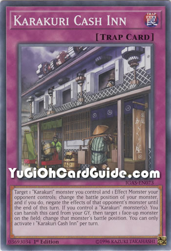 Yu-Gi-Oh Card: Karakuri Cash Inn