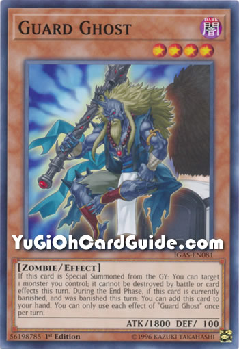 Yu-Gi-Oh Card: Guard Ghost