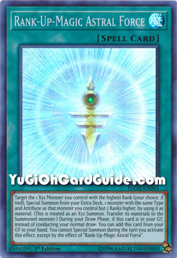 Yu-Gi-Oh Card: Rank-Up-Magic Astral Force