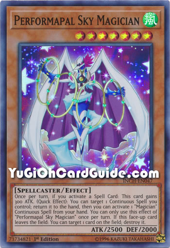 Yu-Gi-Oh Card: Performapal Sky Magician