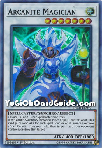 Yu-Gi-Oh Card: Arcanite Magician