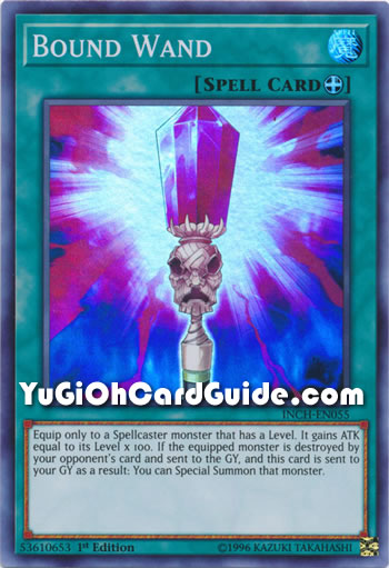 Yu-Gi-Oh Card: Bound Wand