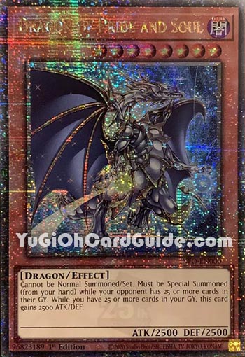 Yu-Gi-Oh Card: Dragon of Pride and Soul