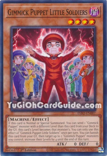 Yu-Gi-Oh Card: Gimmick Puppet Little Soldiers