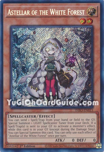 Yu-Gi-Oh Card: Astellar of the White Forest