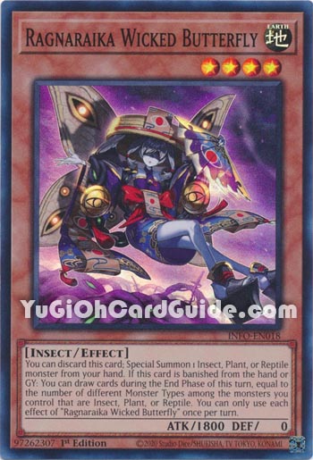 Yu-Gi-Oh Card: Ragnaraika Butterfly Lady