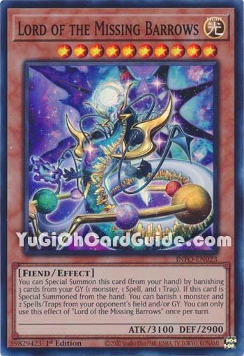 Yu-Gi-Oh Card: Lord of the Missing Barrows