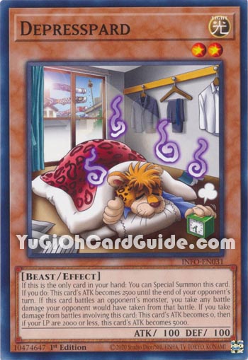 Yu-Gi-Oh Card: Depresspard