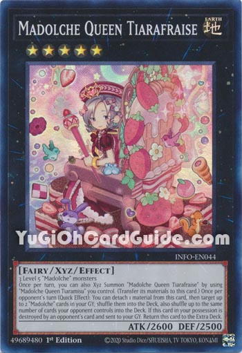 Yu-Gi-Oh Card: Madolche Queen Tiarafraise