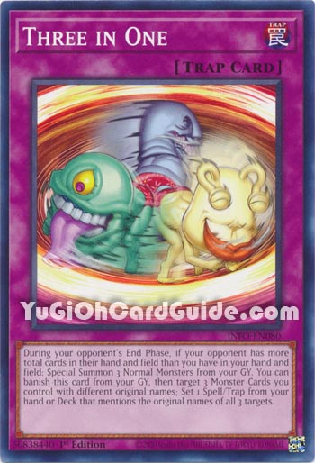 Yu-Gi-Oh Card: Three In One
