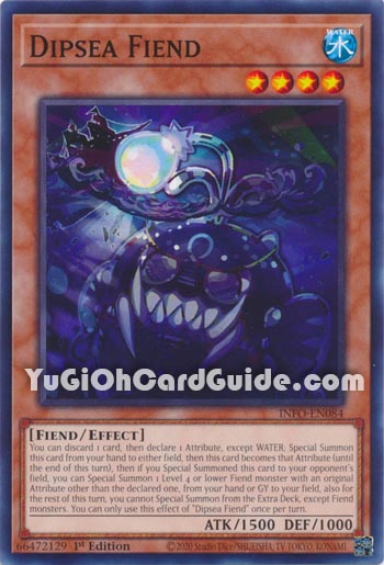 Yu-Gi-Oh Card: Dipsea Fiend
