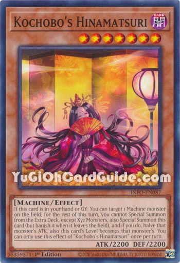 Yu-Gi-Oh Card: Kochobo's Hinamatsuri