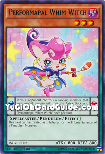 Yu-Gi-Oh Card: Performapal Whim Witch
