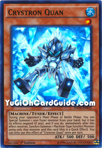 Yu-Gi-Oh Card: Crystron Quan