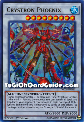 Yu-Gi-Oh Card: Crystron Phoenix