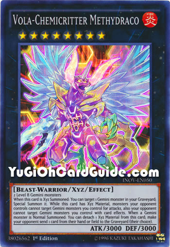 Yu-Gi-Oh Card: Vola-Chemicritter Methydraco