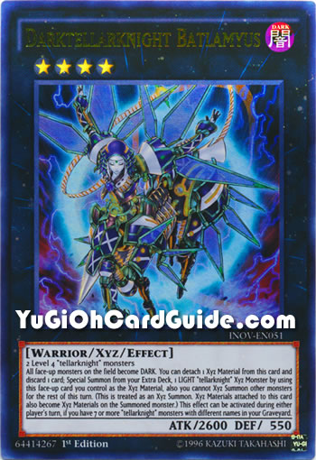 Yu-Gi-Oh Card: Darktellarknight Batlamyus