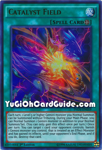 Yu-Gi-Oh Card: Catalyst Field