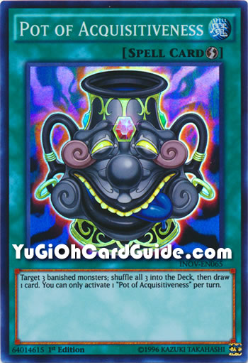 Yu-Gi-Oh Card: Pot of Acquisitiveness