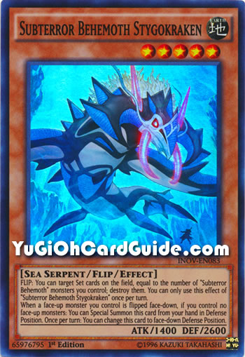 Yu-Gi-Oh Card: Subterror Behemoth Stygokraken