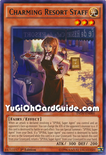 Yu-Gi-Oh Card: Charming Resort Staff