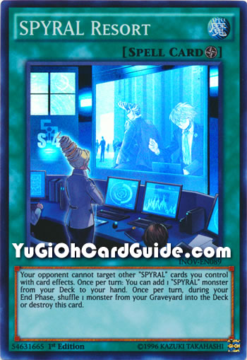 Yu-Gi-Oh Card: SPYRAL Resort