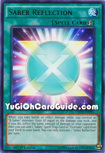 Yu-Gi-Oh Card: Saber Reflection