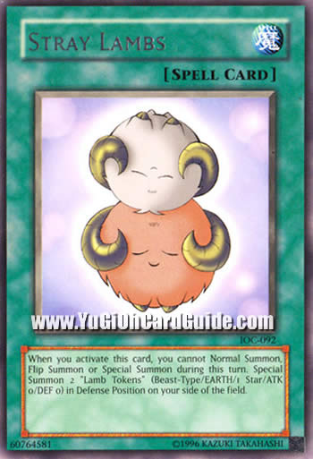 Carta Yu-Gi-Oh! Stray Lambs (LCYW-EN274) - Legendary Collection 3, Edición 1ª, Común