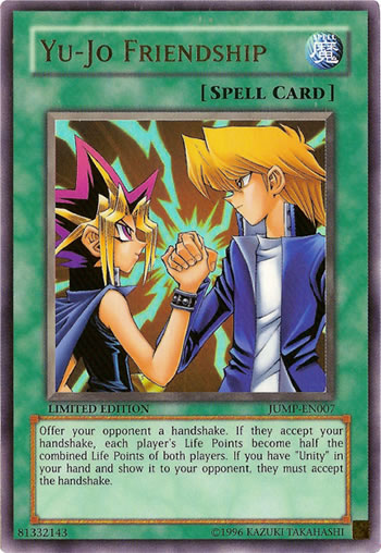 Yu-Gi-Oh Card: Yu-Jo Friendship
